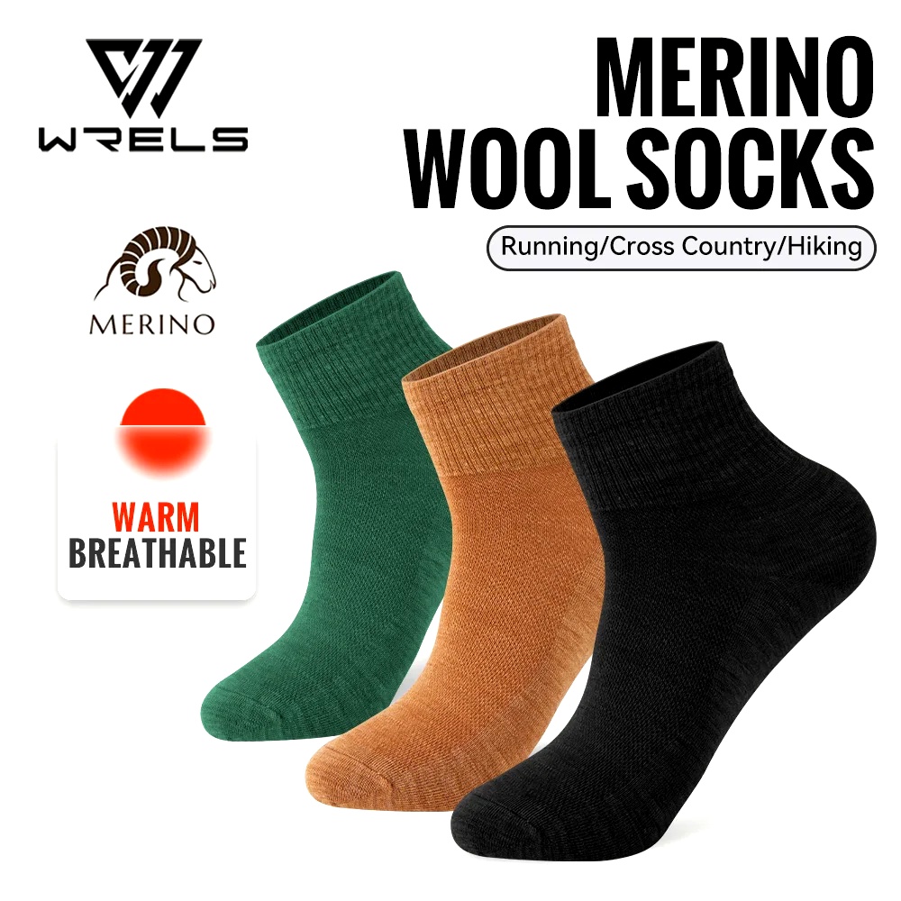 Wool Hiking Sock - WRELS 1/2/3 Pairs Merino Wool Socks
