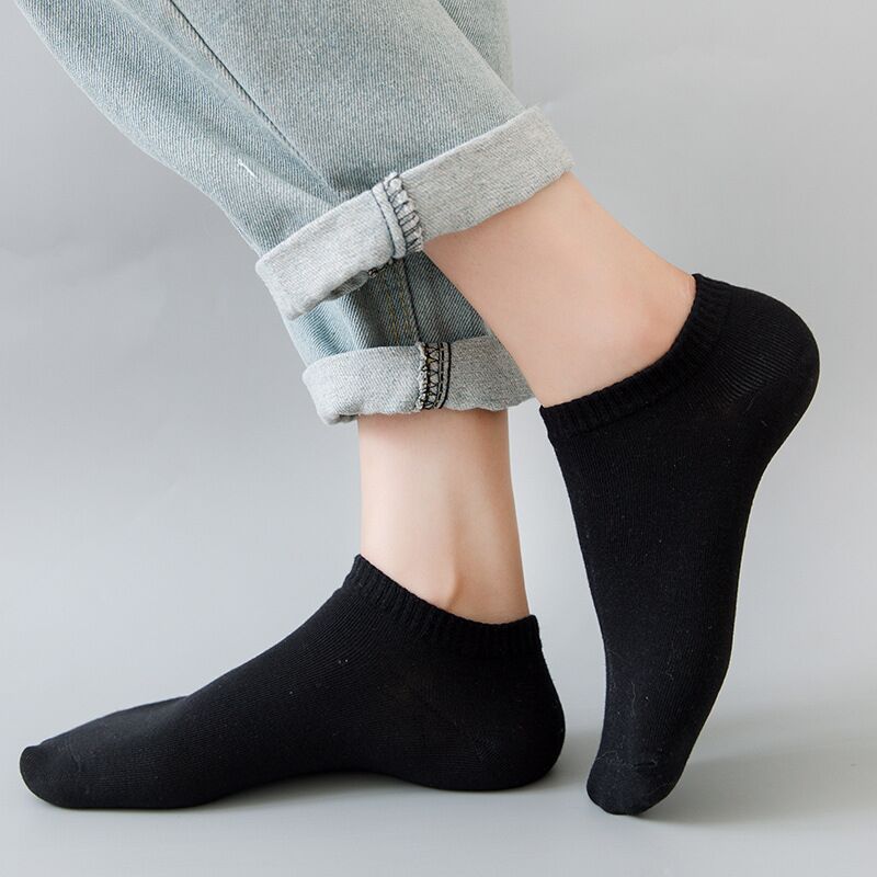 10 Pairs Bulk Black & White No - Ankle Sock Low Cut avis et prix