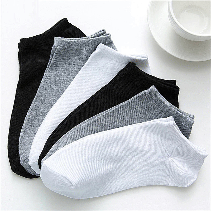 10 Pairs Bulk Black & White No - Ankle Sock Low Cut avis et prix