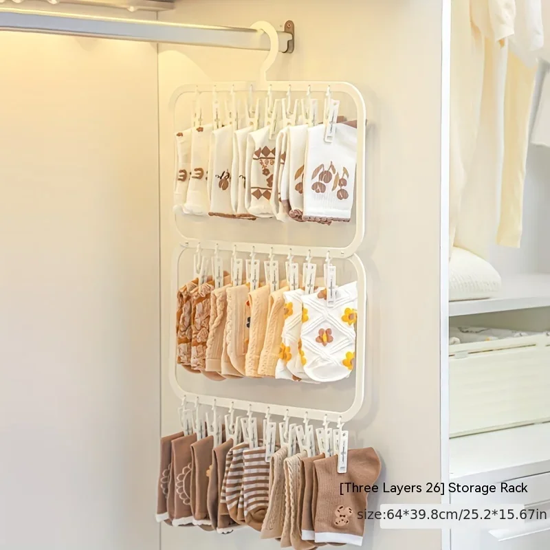 Single/double Layer Multi-func - Sock Organizer Tray avis et prix