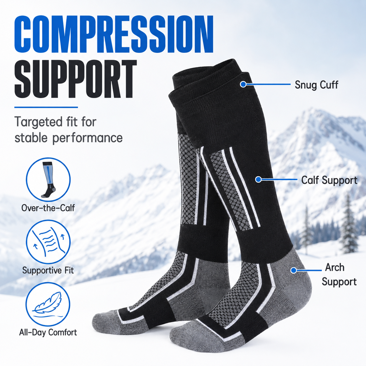 Winter Thermal Compression Ski - Thermal Sock Winter avis et prix
