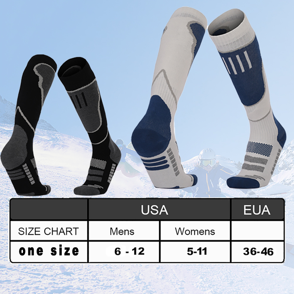 2 Pairs Ski Socks, Cold Weathe - Thermal Sock Winter avis et prix