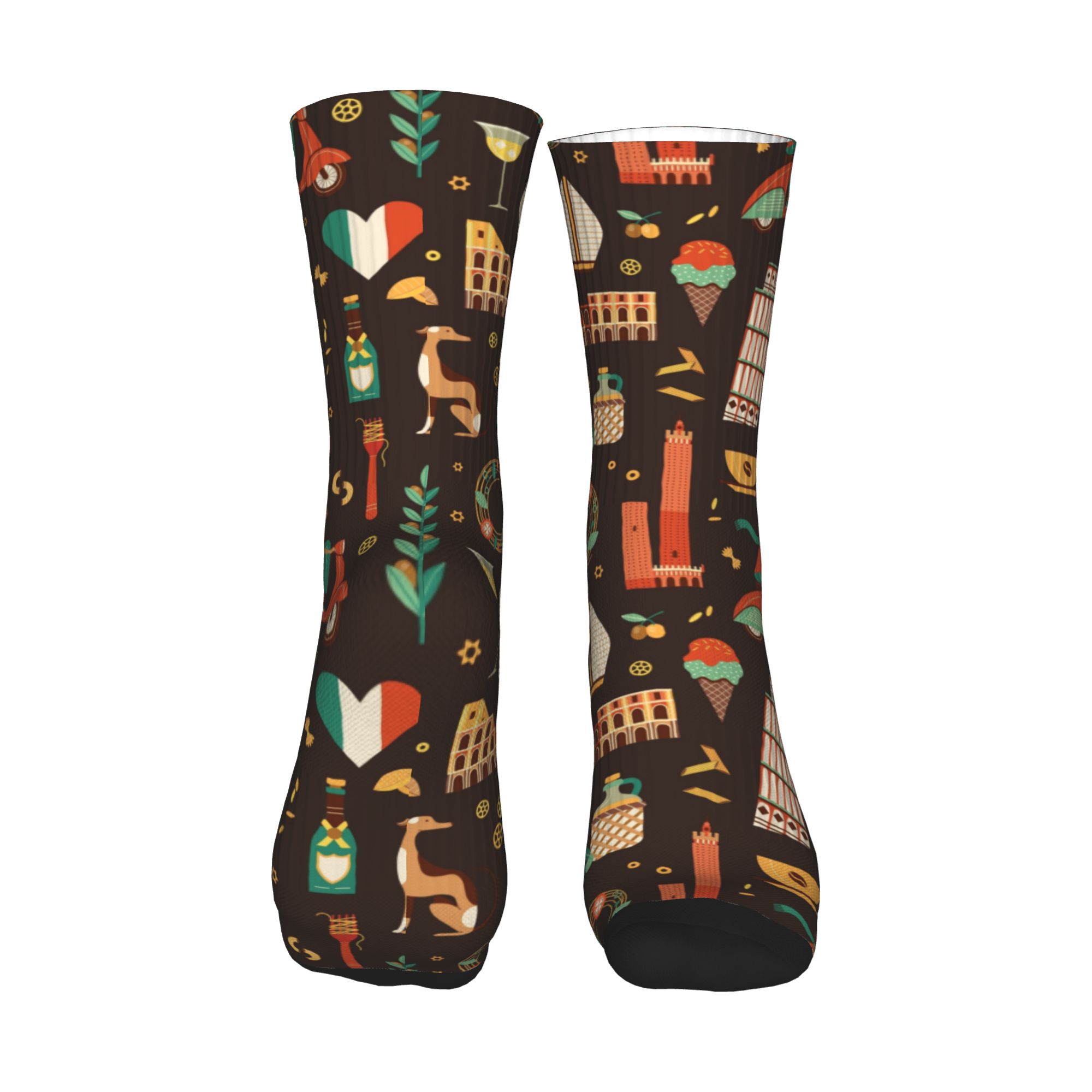 Italy Travel Italian Food Land - Dress Sock Men avis et prix