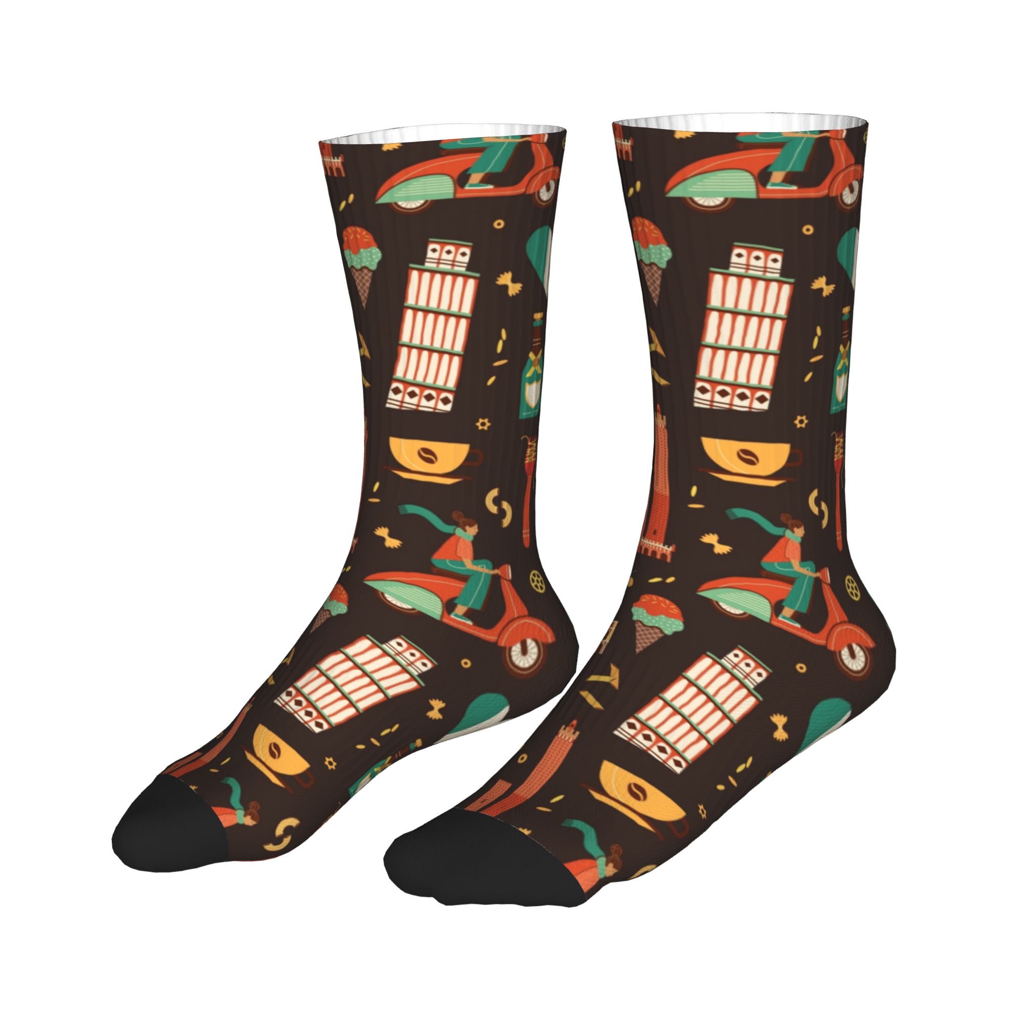 Italy Travel Italian Food Land - Dress Sock Men avis et prix