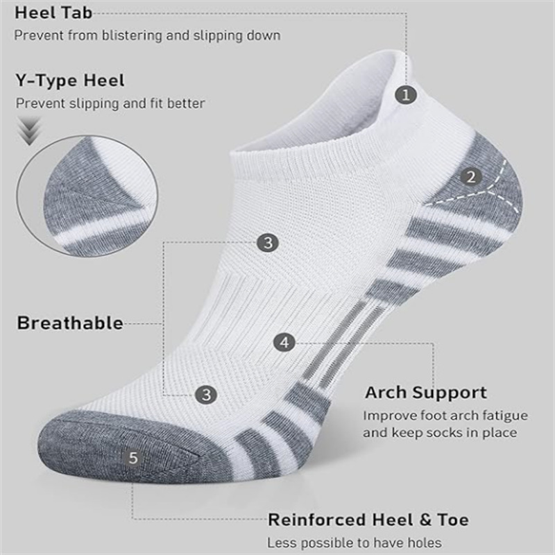 12/24 Pairs Cushioned Breathab - Athletic Sock Cushion avis et prix