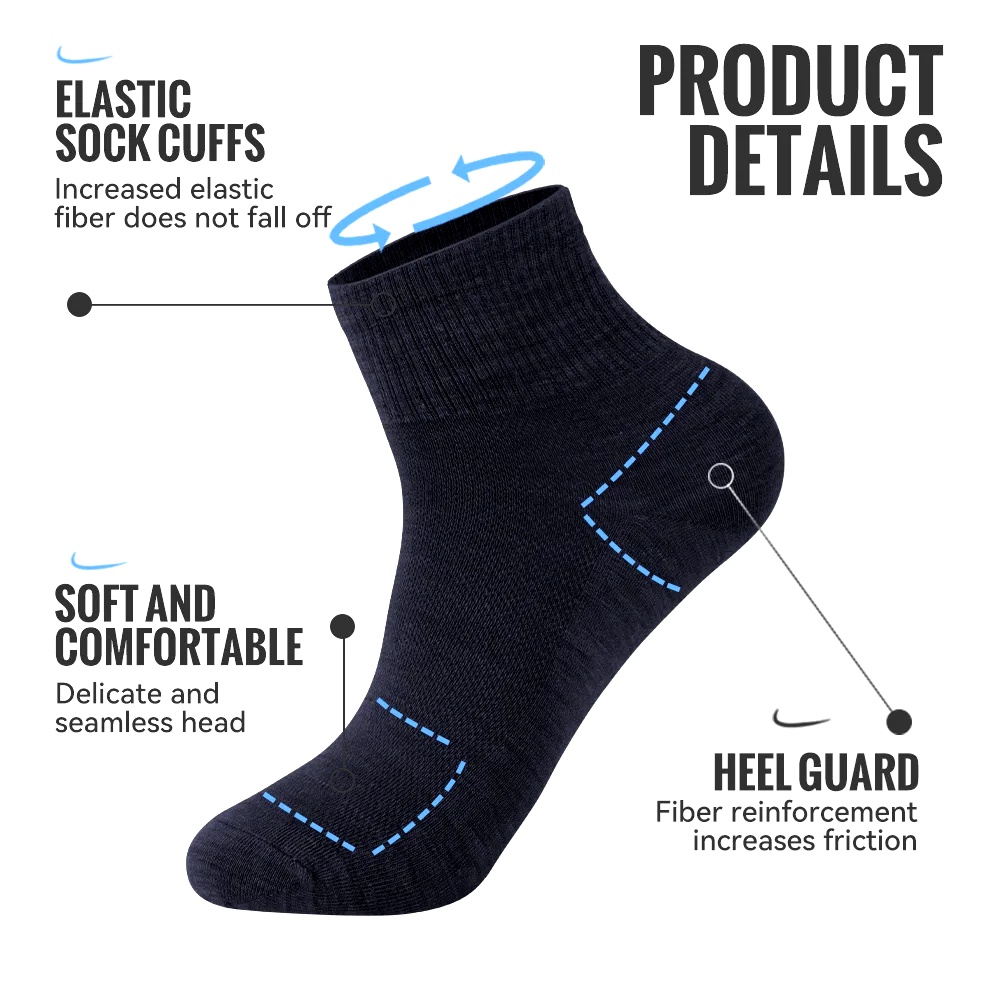 WRELS 1/2/3 Pairs Merino Wool  - Wool Hiking Sock avis et prix