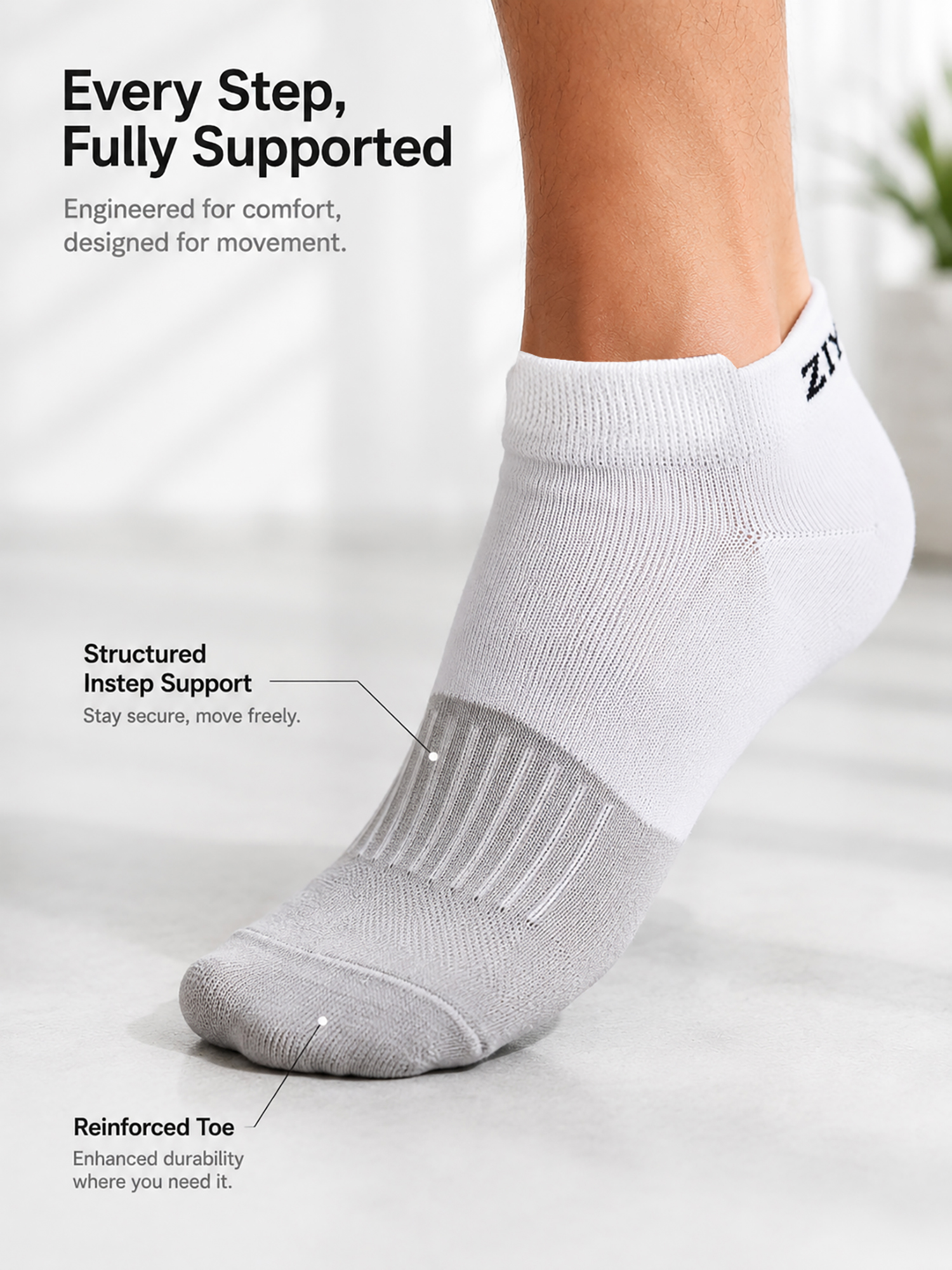 1/4/6Pairs Men's Color Block A - Ankle Sock Low Cut avis et prix