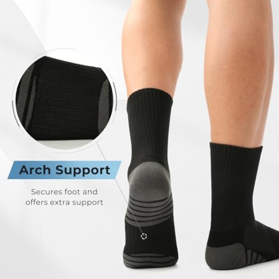 BAMBOO COOL Men's Crew Socks A - Cotton Crew Sock Pack avis et prix