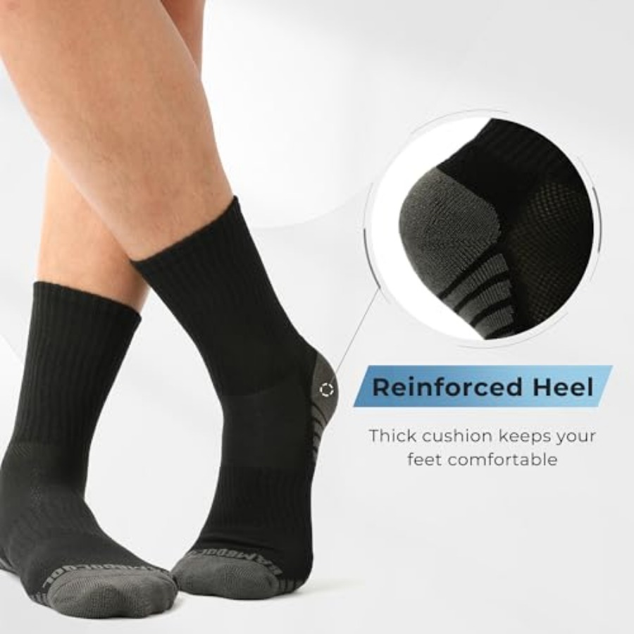 BAMBOO COOL Men's Crew Socks A - Cotton Crew Sock Pack avis et prix