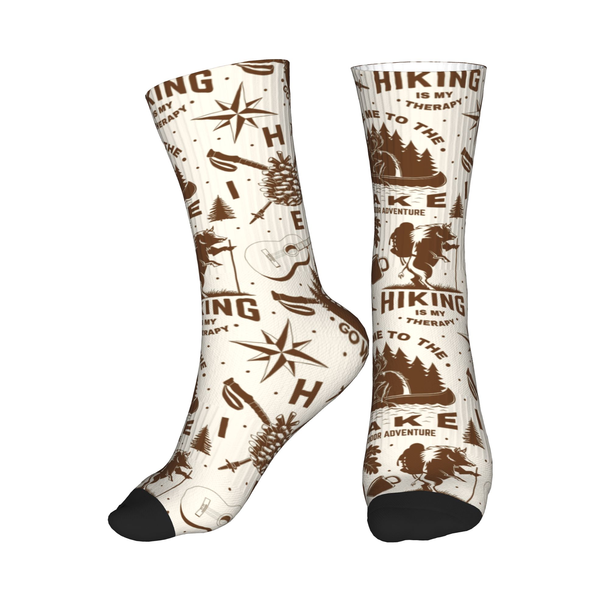 Novelty Mens Vintage Lake Hike - Dress Sock Men avis et prix