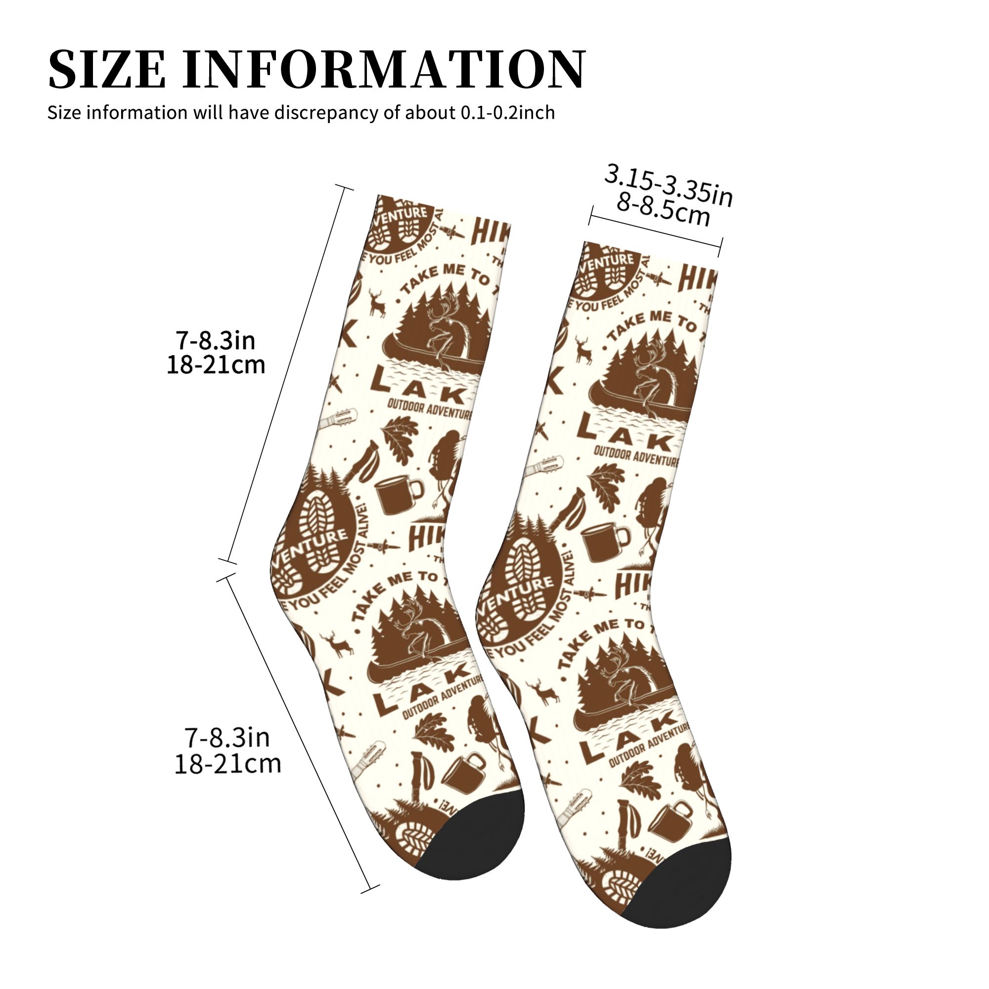 Novelty Mens Vintage Lake Hike - Dress Sock Men avis et prix