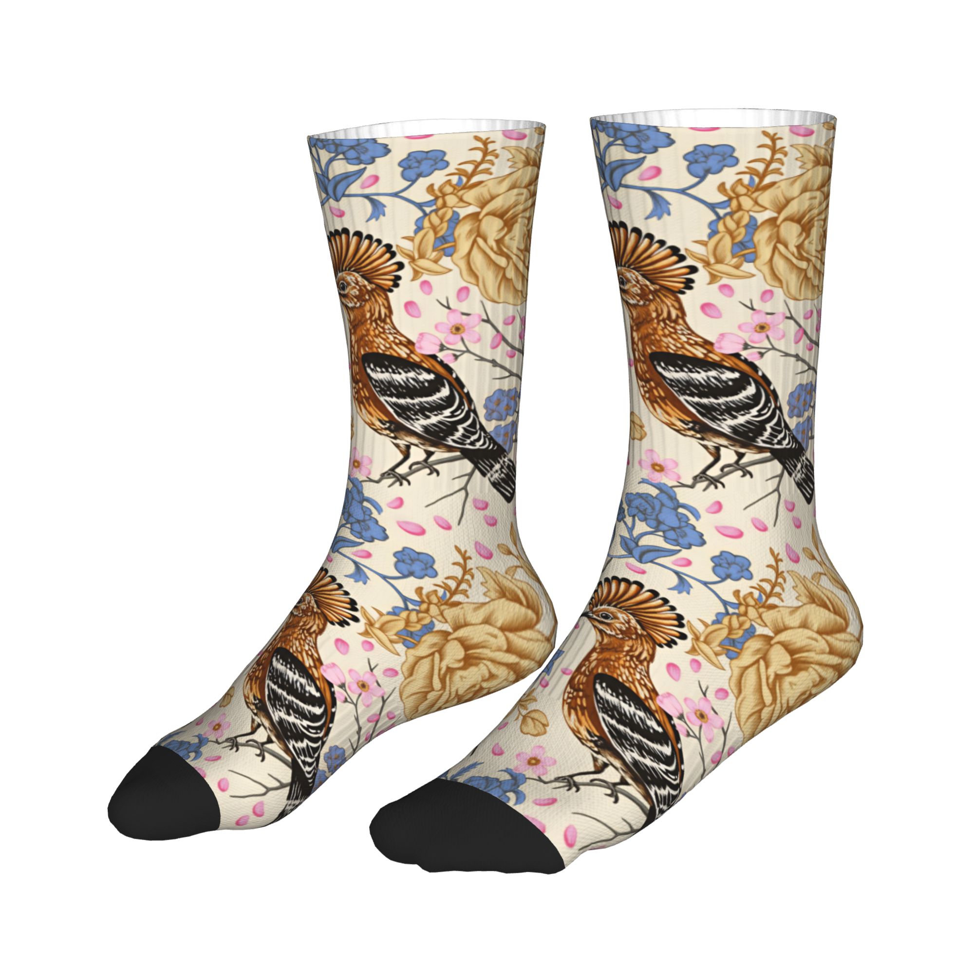 Hoopoe Bird Blue Peony Vintage - Dress Sock Men avis et prix