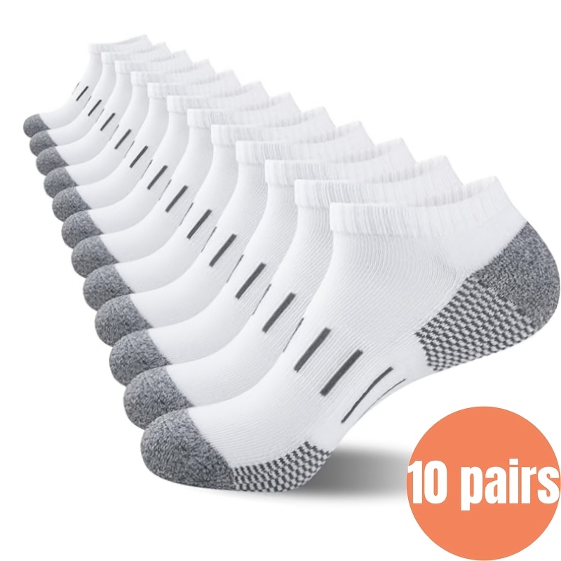 10 Pairs Men's Ankle Socks Hee - Ankle Sock Low Cut avis et prix