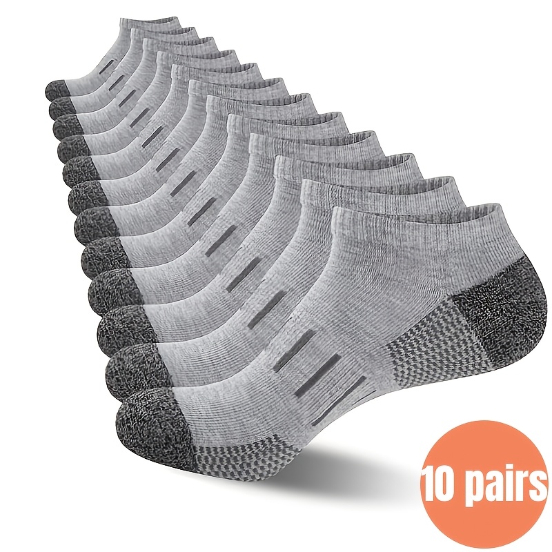 10 Pairs Men's Ankle Socks Hee - Ankle Sock Low Cut avis et prix